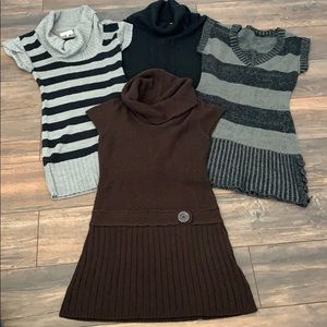 4 cute sweater dress bundle